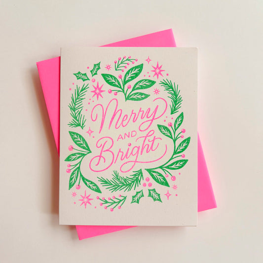Merry and Bright Greeting Card