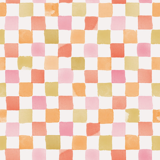 Watercolor Checkerboard